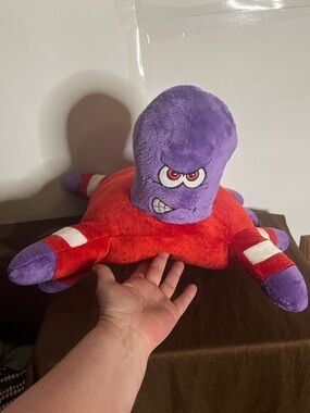 😄Vintage 2009 Red Wings octopus pillow pets nhl plush